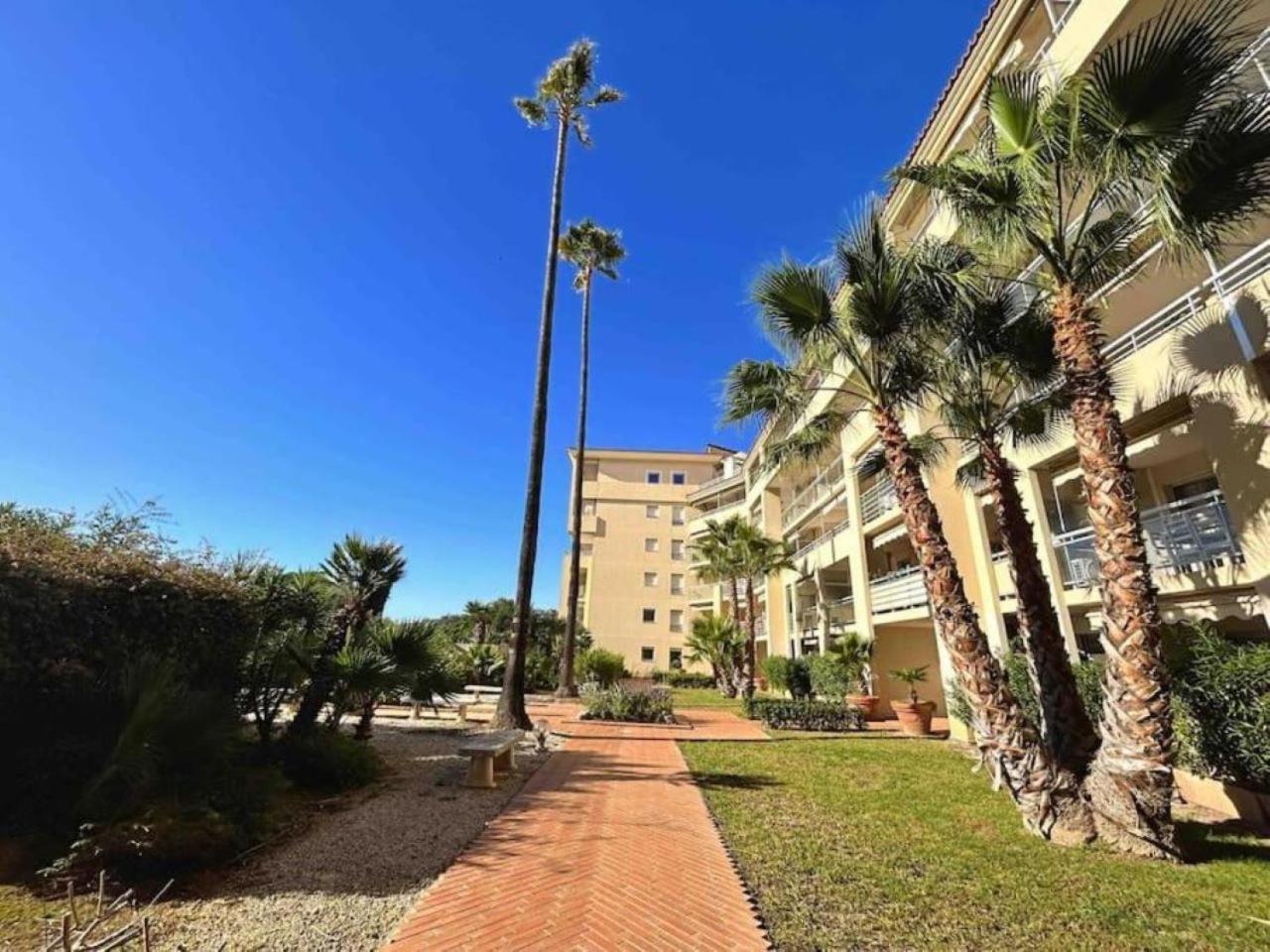 Il Gioiello : Apt 2 Pers, Clim, Piscine, Parking Antibes Eksteriør billede